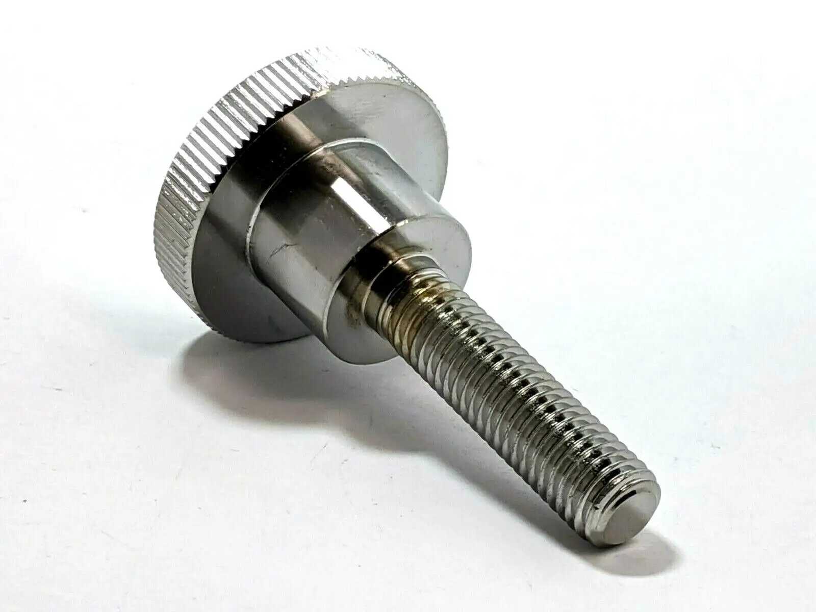 NKB10-40 | Misumi  Polished Chrome Knurled Knob 36mm OD 10x1.5mm Thread - New Other