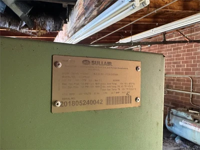 Used 2018 SULLAIR "3000P" Rotary Screw & Sliding Vane Air Compressors North Carolina US | MachineryMax #1349114