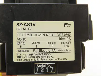 Fuji Electric SC-5-1/V IEC Magnetic Contactor 690VAC 7.5Hp
