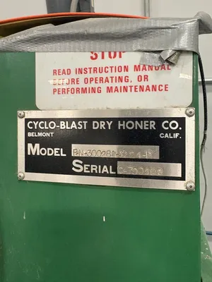 Used CYCLOBLAST RA-300281-3224-F Parts Washers South Carolina US | ESS Industrial Equipment Sales #1542424