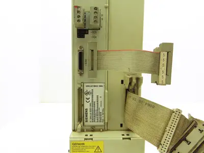Siemens 6SN1123-1AA00-0DA1 SIMODRIVE 611 Single Axis Power Module 80A w/Control