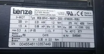 USED LENZE MCS 06F41-RS0P1-B11N-ST6S00N-R0SU