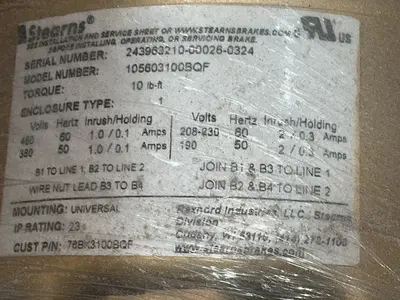 Used BALDOR VEBM3558 A.C. Motors Ohio US | HGR 24 #1518426