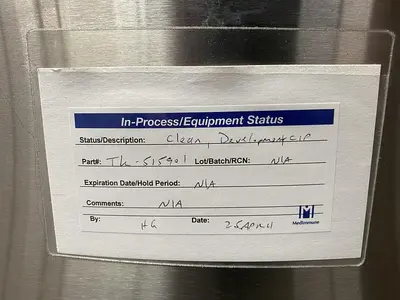 USED ABEC STAINLESS TECHNOLOGY CV-24300-1 300 LITER JACKETED CRYO VESSEL -112° F TO 280° F