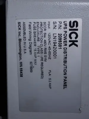 Sick  Control Cabinet