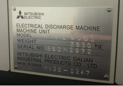 2017 MITSUBISHI MV2400S EDM, Wire | Great American Equipment Company (10)