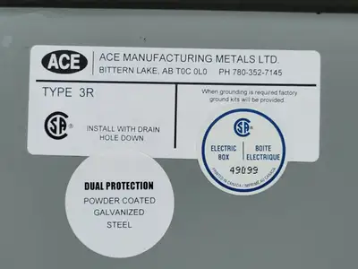 Type 3R Electrical Enclosure EHT-JB-702/706
