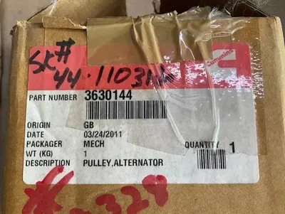 Alternator Pulley PN 3630144