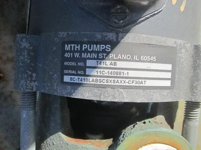 Pump, Meter, Brass, MTH, Mdl T41-L AB, Lab Size, 1" Inlet #S738652
