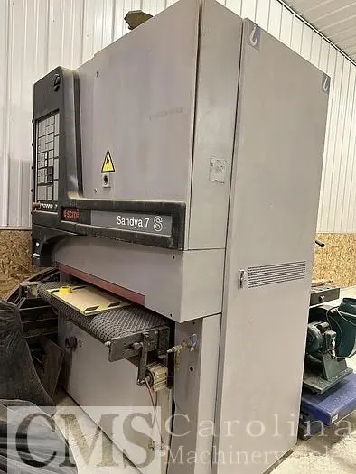 Used 2005 SCMI SANDYA 7S 43" 2-HEAD WIDE BELT SANDER Woodworking Sanders | CAROLINA MACHINERY SALES #421100