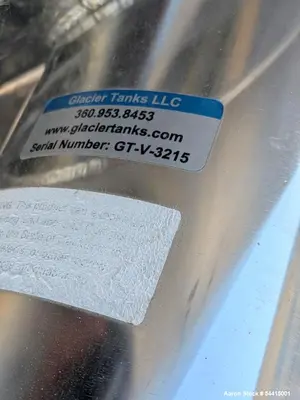 Used Glacier Tanks 40 BBL Stainless Steel Brew Tank / Fermenter – Jacketed Conical Fermentation Vessel
