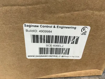 New | in-Stock SAGINAW CONTROL & ENGINEERING SCE606ELJ Electrical Boxes Ohio US | HGR 24 #1463401