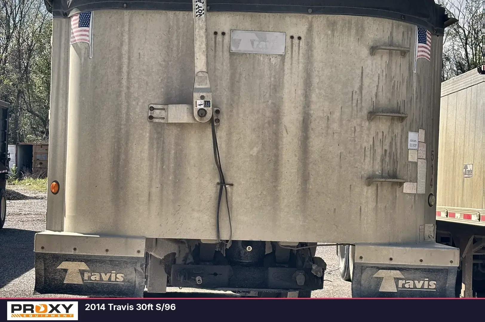 Used 2014 TRAVIS 30FT S/96 Dump Trailers Louisiana US | Proxy Equipment #1383074