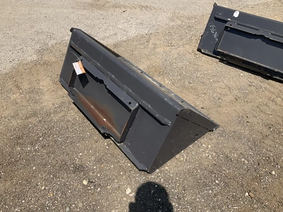 New old stock Paladin 42” smooth bucket for a mini skid steer, welded on cutting edge, mini skid ste...