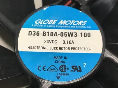 USED GLOBE MOTORS D36-B10A-05W3-100