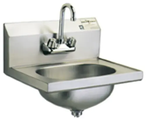 Vollrath K1410-C Wall Mount Commercial Hand Sink w/ 17"L x 15"W x 5 1/2"D Bowl, Gooseneck Faucet
