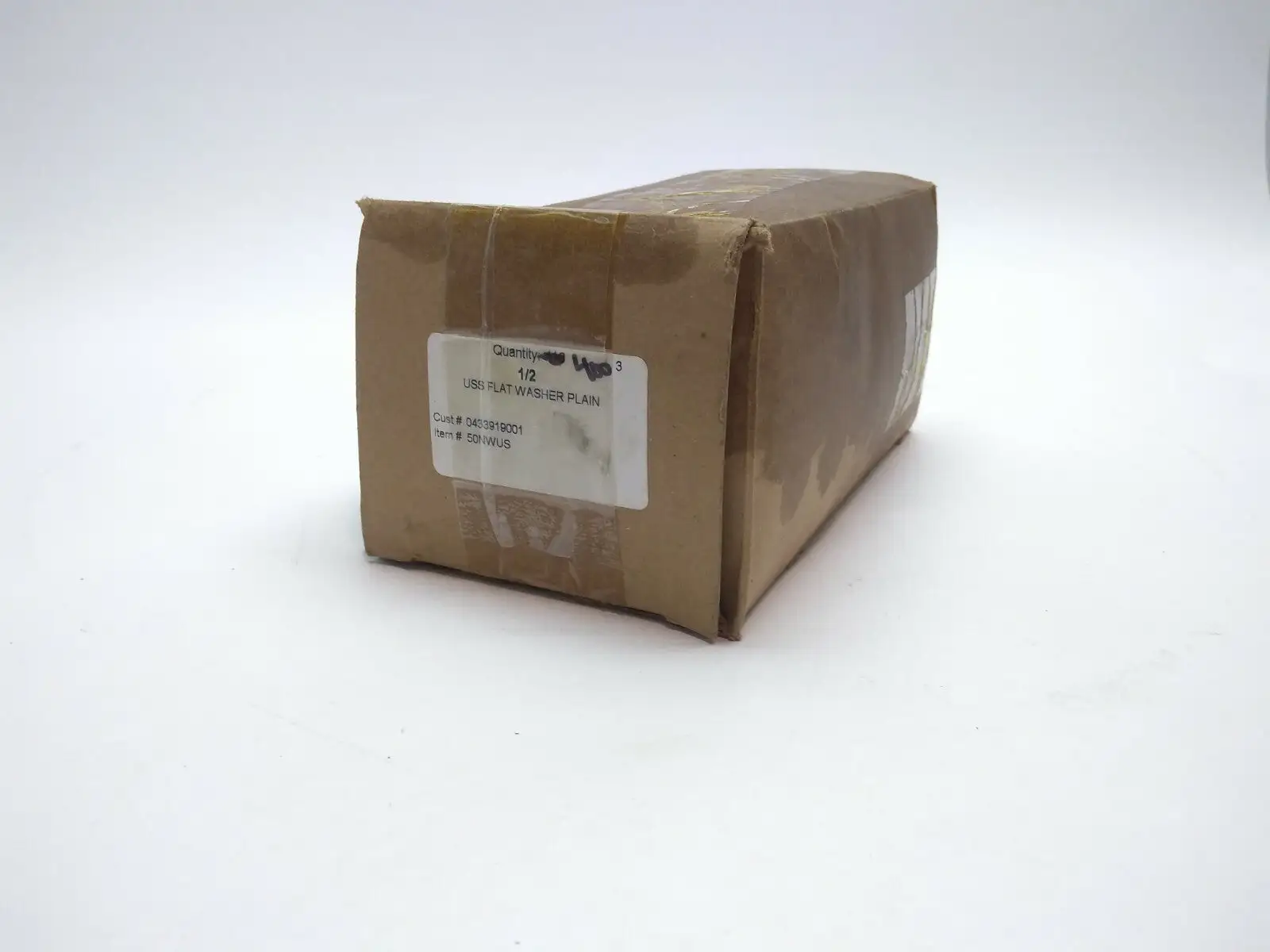50NWUS | USS  1/2 Inch Flat Washer Plain Box of 400 - New – Open Box