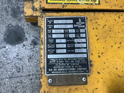 Used BIG JOE PER 20106 Pallet Stackers Ohio US | HGR 24 #1357440