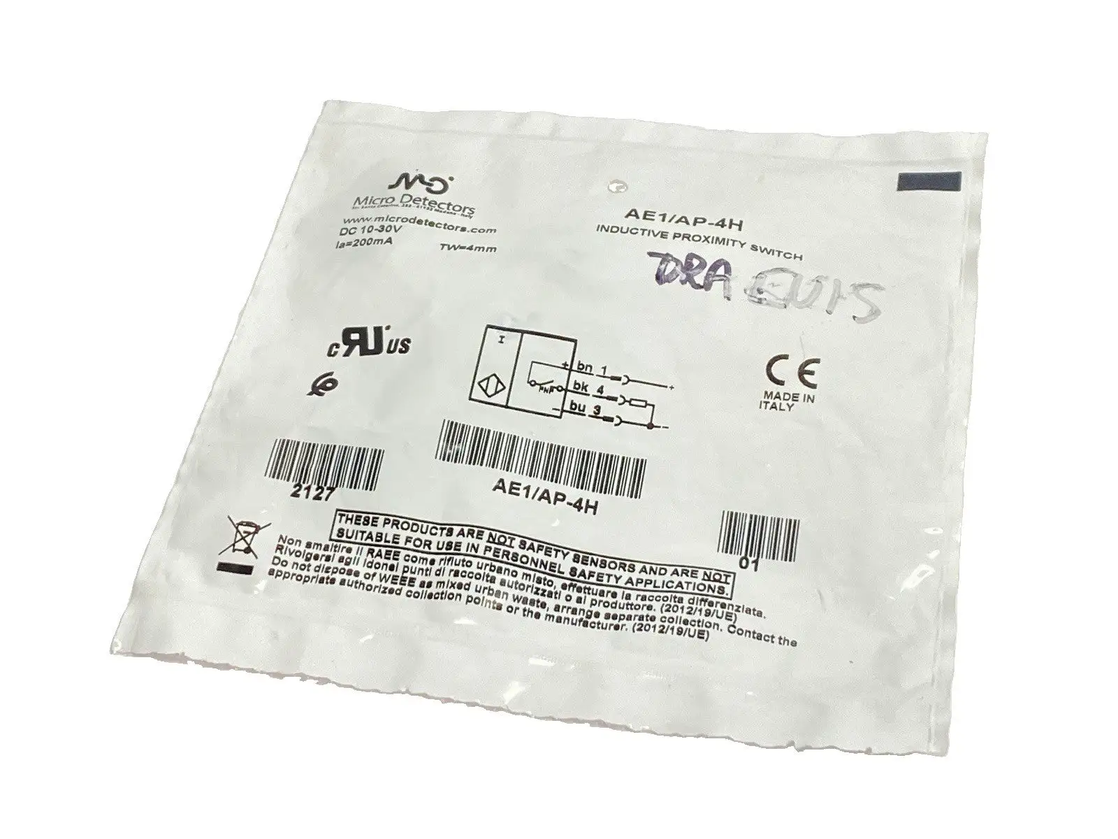 New | in-Stock Micro Detectors Inductive Proximity Sensor Switch 10-30VDC Proximity Sensors Michigan US | Maverick Industrial Sales #1390731
