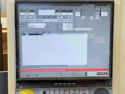 Used 2011 SCHELLING FH4 3330/310 Single-Line Beam Saws California US | MachineryMax #1384836