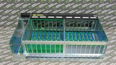 Square D 8030 HRK-200 SY/MAX 16 Slot Rack Chassis Series D1 Used