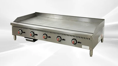 171-0441 60" 5-Burner Gas Thermostatic Griddle