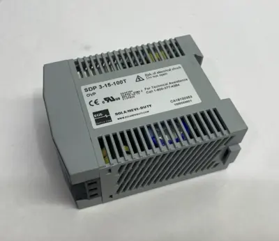 USED EGS SOLA/HEVI-DUTY POWER SUPPLY DIN RAIL 50W 15V