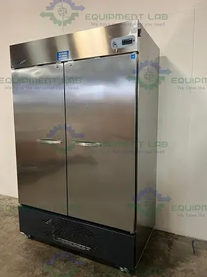 USED VWR GTVWG49FSSA STAINLESS STEEL DOUBLE DOOR FREEZER - 25°C 49 CU, FT.