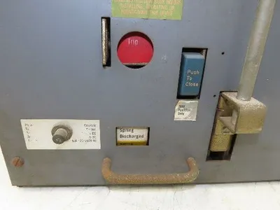Square D DS 416 Air AC Circuit Breaker 600VAC 1600A 3 Pole Amptector I-A