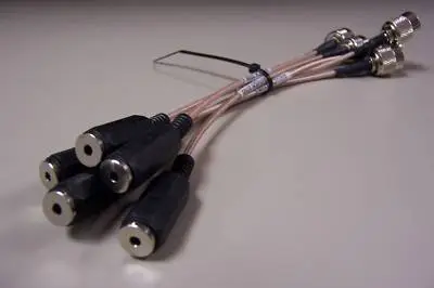 (5) 8" TNC(M) to 2.5mm Headphone Jack Cables