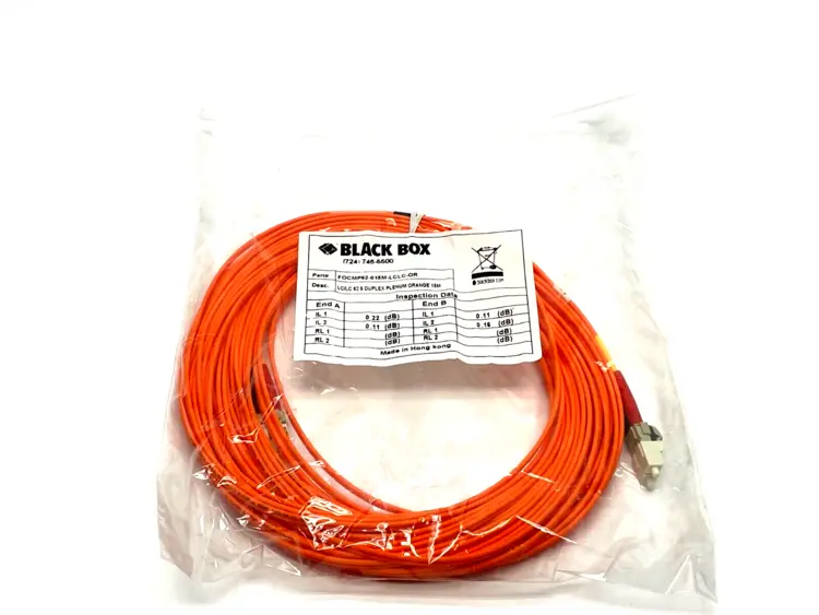 New | in-Stock Black Box FOCMP62-015M-LCLC-OR Fiber Optics Michigan US | Maverick Industrial Sales #1462786