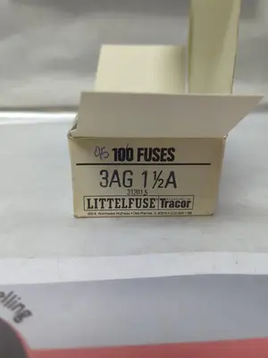 New | in-Stock LITTELFUSE 3AG 1-1/2A Miscellaneous Equipment (Electrical & Power) | Surplus Asset Holdings #1195010