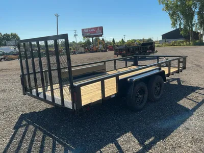 Used 2027 INTERSTATE 16' TANDEM AXLE Cargo Trailers Michigan US | Miedema Asset Management Group #1483952
