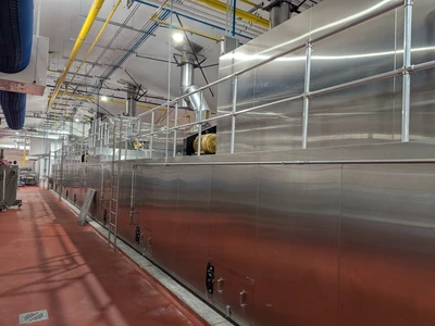 2024 Henry Group 5-zone indirect fired tunnel oven with loader and unloader