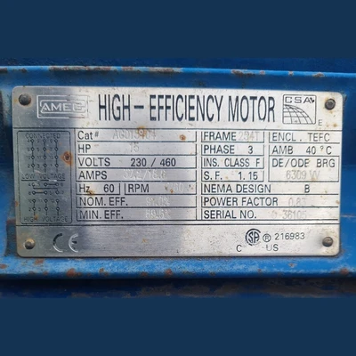 15HP Centrifugal Blower