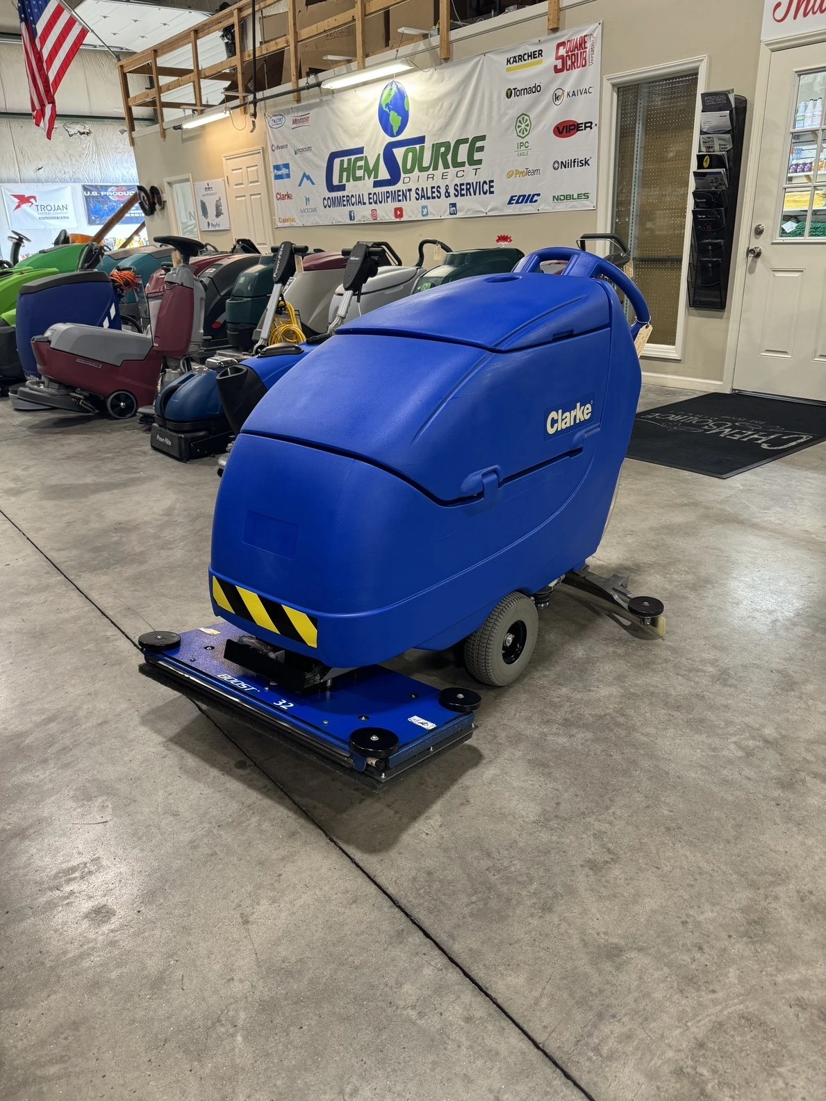 Clarke Focus II Boost Orbital 28″ Walk-Behind Scrubber
