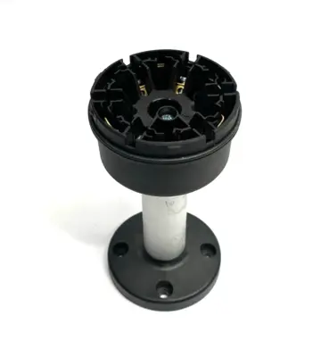 Used SIEMENS STACK LIGHT CONNECTION ELEMENT 70MM DIA. W/ 4" PIPE MOUNT Lighting | Maverick Industrial Sales #1101225
