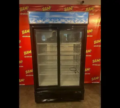Kool-It KSM-36 44” 2-Section Merchandiser Refrigerator with Sliding Glass Door, 31 cu. ft.Kool-It KSM-36 44” 2-Section Merchandiser Refrigerator with Sliding Glass Door, 31 cu. ft.