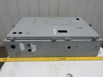 Hinged Door 36x24x8" Wall Mount Electrical JIC Box/Enclosure w/ Backplate