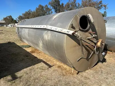 Tank, 8,600 Gallon, S/st, Storage Tank, 94" x 24' high #S744776