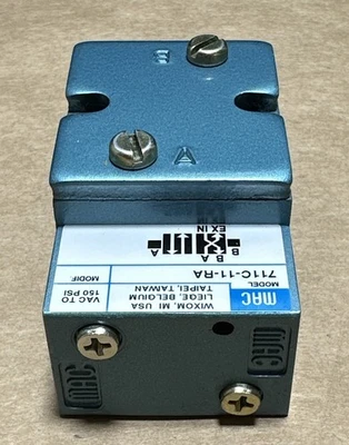 NEW MAC VALVES INC 711C-11-RA