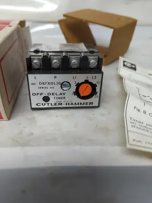 New | in-Stock CUTLER-HAMMER D87XDL30 Timers Ohio US | Surplus Asset Holdings #1236556
