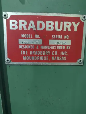5,000 LB X 24" X 60" OD BRADBURY MOTORIZED COIL REEL UNCOILER: YOBRO #24950