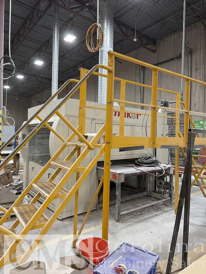 USED 2013 MAKOR Q ONE SPRAY LINE WITH OVENS AND PUMPS