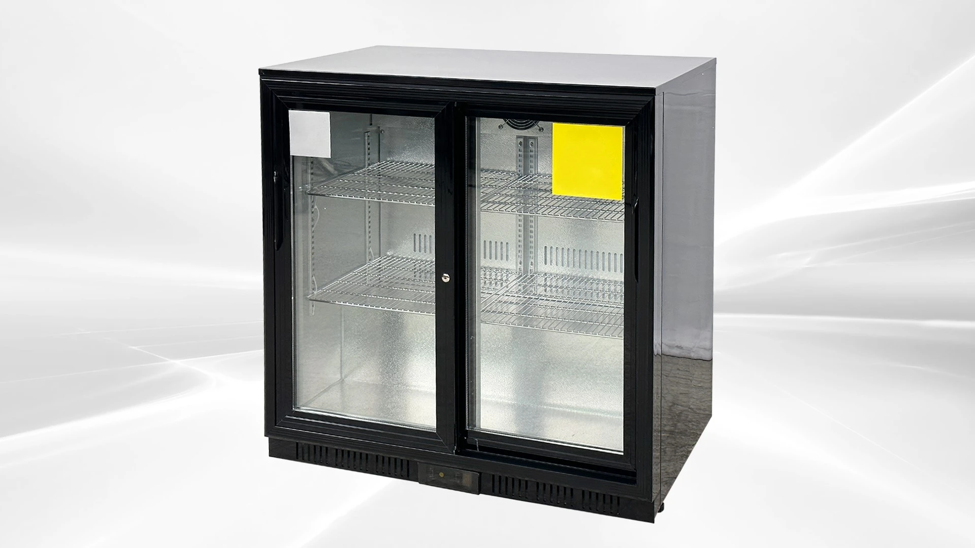 171-0255 Double Slide Door Self Contained Back Bar Cooler