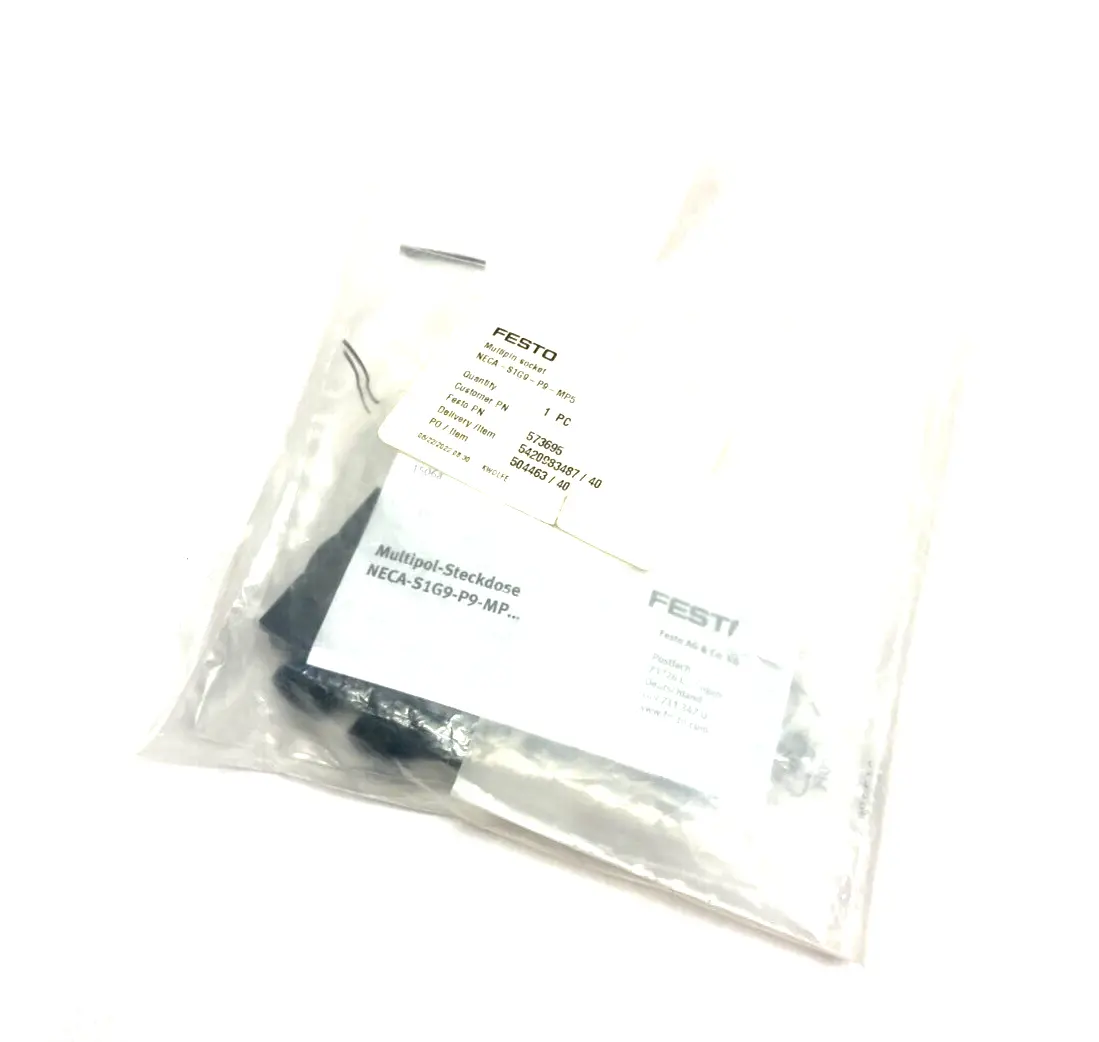 NECA-S1G9-P9-MP5,573695 | Festo NECA-S1G9-P9-MP5 Multi-Pin Plug Socket 573695 - New