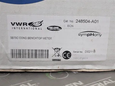 VWR International SB70C Benchtop pH / Conductivity Meter 248504-A01New NIB