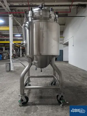 USED A&M Process 500 Liter A&B Process Receiver Tank, 316 S/S, 44/150#