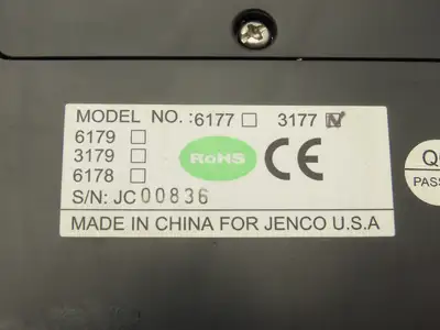 Jenco 3177 EC/TDS Conductivity/TDS/Salinity Basis Benchtop Meter 120V or 6 AAA