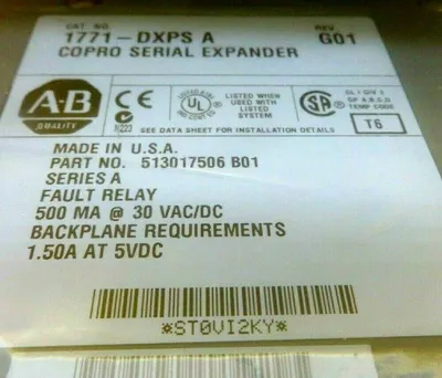 REMANUFACTURED ALLEN BRADLEY 1771-DXTS A INPUT MODULE 1771DXTSA